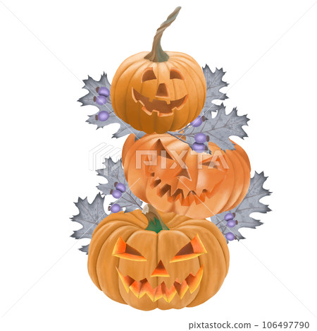 Watercolor Halloween Party Decoration Watercolor Halloween Party Decoration 106497790