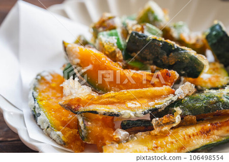 fried pumpkin fried pumpkin 106498554