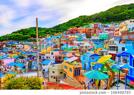 [Korea] Gamcheon Culture Village, Gamcheonmunamaul, Colorful Townscape, Vivid Version (Saha-gu, Busan Metropolitan City) 106498785