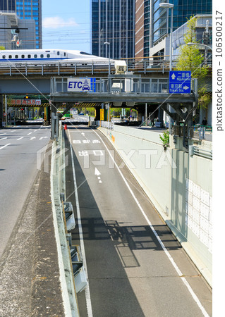 Tokyo_Scenery around Tokyo Station with no people 106500217