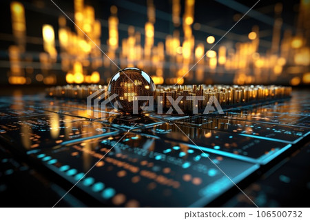 Worldwide investment, trade and exchange concept. Generative AI Worldwide investment, trade and exchange concept. Generative AI 106500732