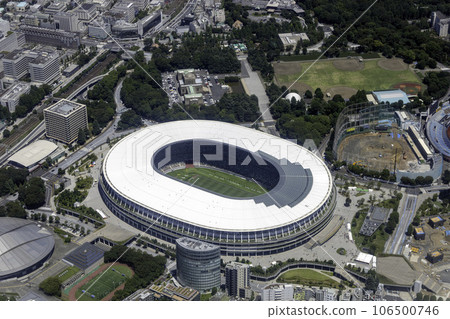 Aerial photograph near the National Stadium Aerial photograph near the National Stadium 106500746