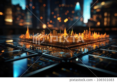 Worldwide investment, trade and exchange concept. Generative AI Worldwide investment, trade and exchange concept. Generative AI 106501083