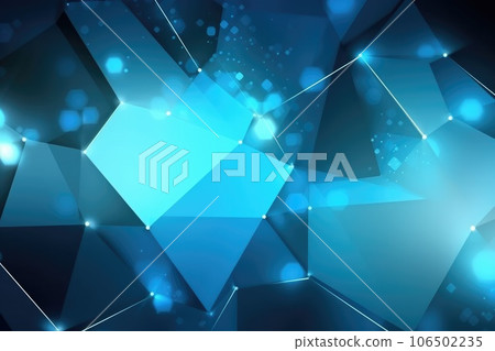 Geometric technology background design. Generative AI 106502235