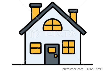 House flat icon, Houses vector illustration. Little house, colourful house, flat houses illustration. House flat icon, Houses vector illustration. Little house, colourful house, flat houses illustration. 106503299
