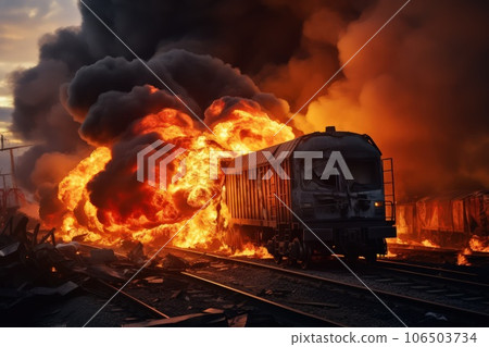 Concept technogenic disaster. 106503734