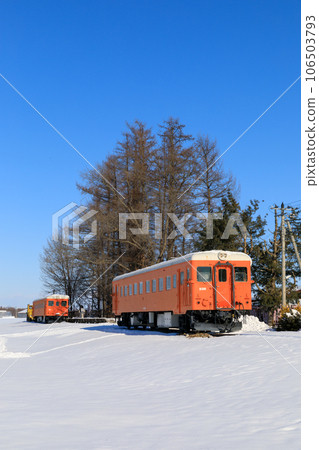 北海道_廣尾線興福站遺址雪景 106503793