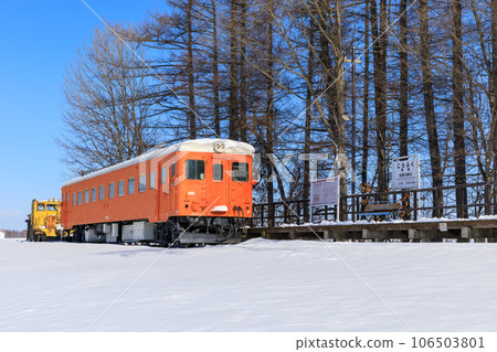 北海道_廣尾線興福站遺址雪景 106503801