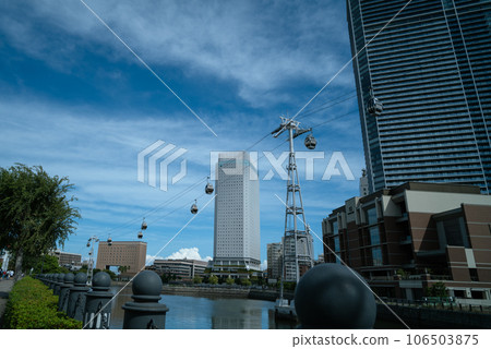 關東旅遊勝地橫濱港未來風景 106503875