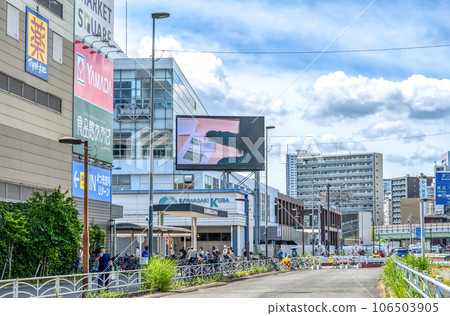 Urban landscape of Kawasaki City, Kanagawa Prefecture, Minatocho Station Urban landscape of Kawasaki City, Kanagawa Prefecture, Minatocho Station 106503905