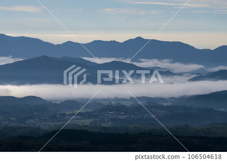 日本岡山縣蒜山高原的雲海非常美麗 106504618