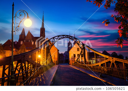 Tumski bridge in Poland 106505621