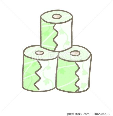 R: More fairy tale toilet ☆ With toilet paper pattern ④ 106506609