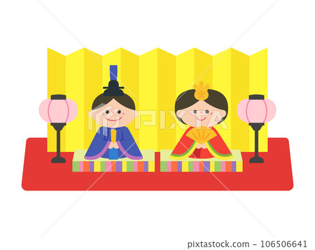 Hina Matsuri Hina dolls: Male and female Hina (Dairi Hina) 106506641