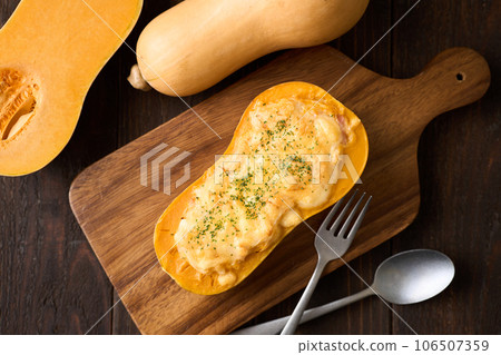 Butter nut Pumpkin gratin Butter nut Pumpkin gratin 106507359