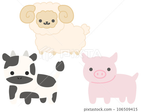 land creatures set 106509415