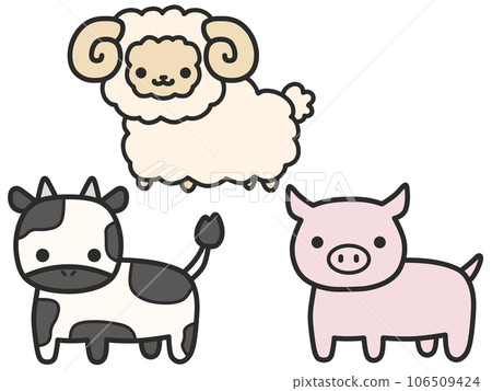 land creatures set 106509424