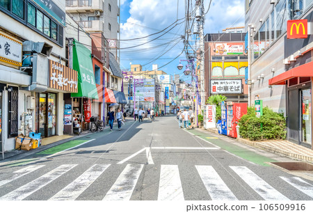 千葉縣船橋市下總中山站的城市景觀 106509916