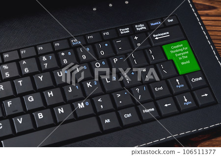 Close-up view on conceptual keyboard - 106511377