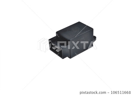 electronic car relay power and control system white background 106511668