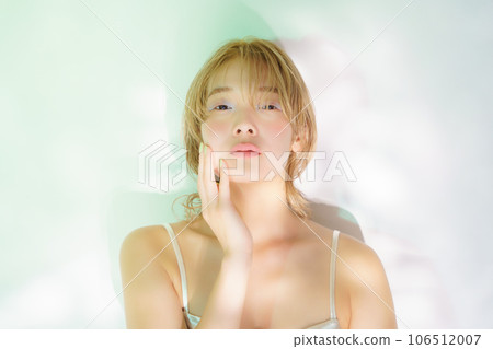 Transparent beauty image of a woman Transparent beauty image of a woman 106512007