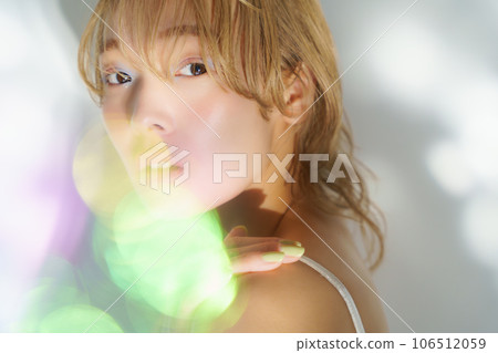 Transparent beauty image of a woman 106512059