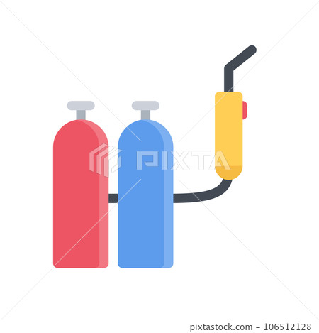 design vector image icons gas welding 106512128