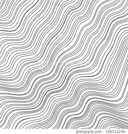 Abstract black waves lines pattern on white background, geometric background Abstract black waves lines pattern on white background, geometric background 106512248