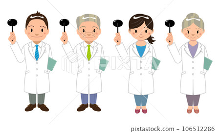 Vector illustration material of an ophthalmologist Vector illustration material of an ophthalmologist 106512286