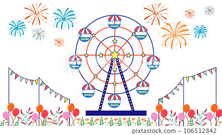 Ferris wheel at the festival 106512842