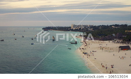 Zanzibar beach concept of summer holidays Zanzibar beach concept of summer holidays 106513034