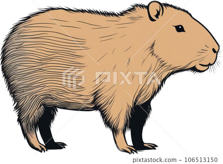 Capybara character 106513150
