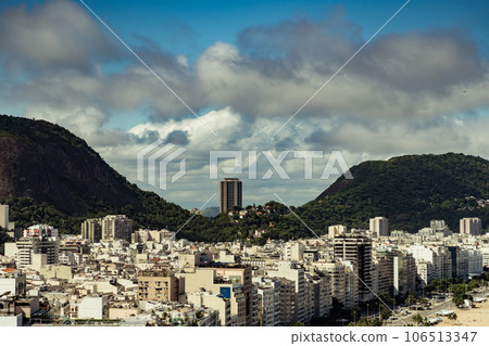 Rio de Janeiro beach. View from a height. Rio de Janeiro beach. View from a height. 106513347