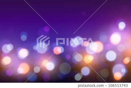 City lights of night bokeh abstract background, Vector eps 10 illustration bokeh particles 106513743