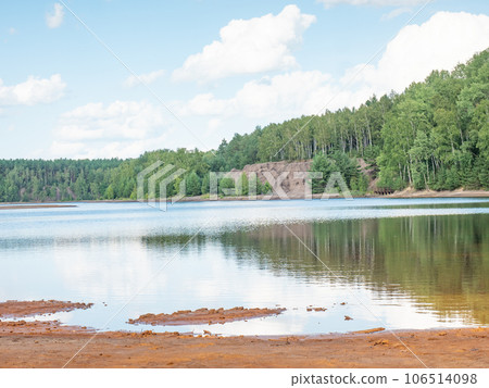 Poisoned lake in opencast mine  Muzakow, Leknica 106514098