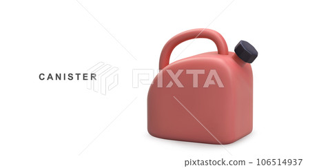 3d realistic canister on white background. Vector illustration 3d realistic canister on white background. Vector illustration 106514937