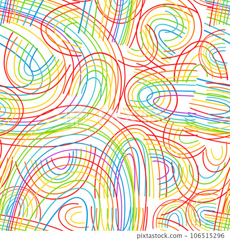 Seamless pattern simple rainbow lines. Vector illustration Seamless pattern simple rainbow lines. Vector illustration 106515296