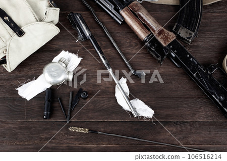 AK 47 cleaning with disassembly 106516214