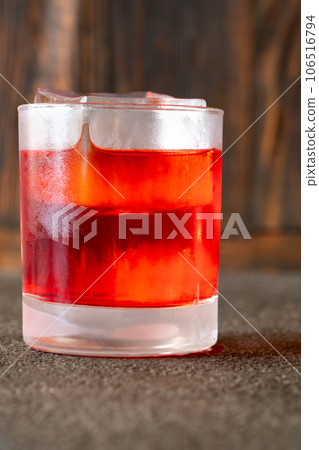 Glass of Negroni Glass of Negroni 106516794