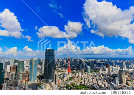 東京都港區六本木的夏空 東京都港區六本木的夏空 106516852