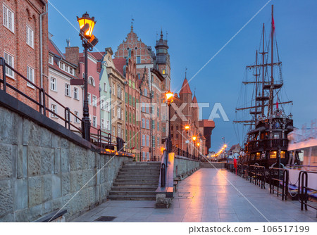 Old Town and Motlawa River in Gdansk, Poland Old Town and Motlawa River in Gdansk, Poland 106517199