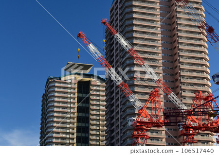 塔式起重機和高層公寓 106517440