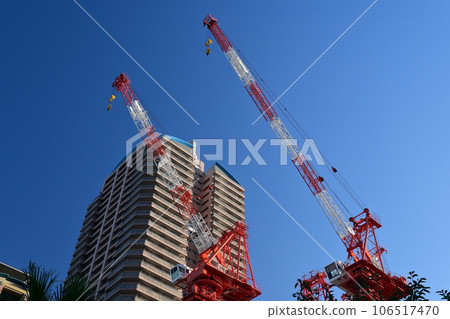 塔式起重機和高層公寓 106517470