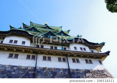 Scenery of Nagoya Castle in midsummer 106518311