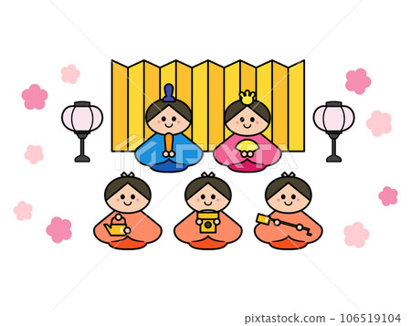 女兒節女兒節娃娃：五種裝飾品 106519104