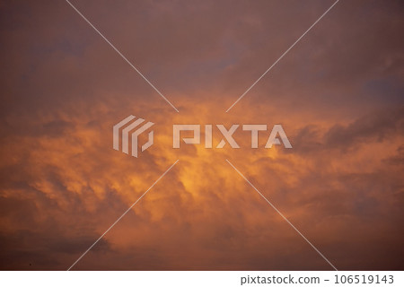 Golden sky sunrise dramatic beautiful landscape view. Dawn sky gold dusk time cloudscape with sunlight. Dramatic sunset scenic landscape. Beautiful landscape sunshine nature Golden sky sunrise dramatic beautiful landscape view. Dawn sky gold dusk time cloudscape with sunlight. Dramatic sunset scenic landscape. Beautiful landscape sunshine nature 106519143