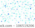 Watercolor, dot, polka dot, circle, background, pattern, light blue 106519206