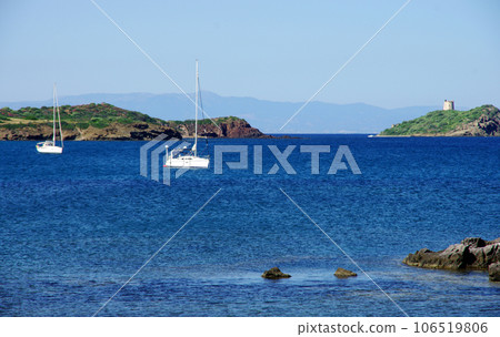 撒丁島諾拉遺址附近的海灣 106519806