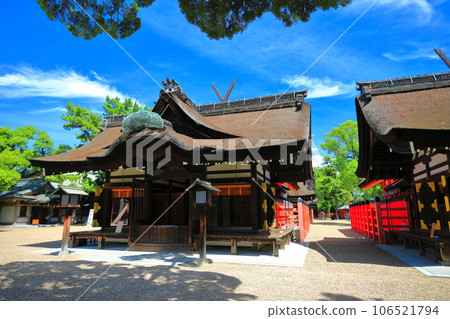 [大阪府]晴天的住吉大社（第三本宮） 106521794