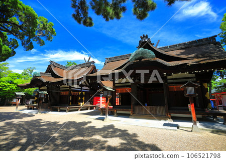 [大阪府] 晴天的住吉大社本宮（第3、第4本宮） 106521798